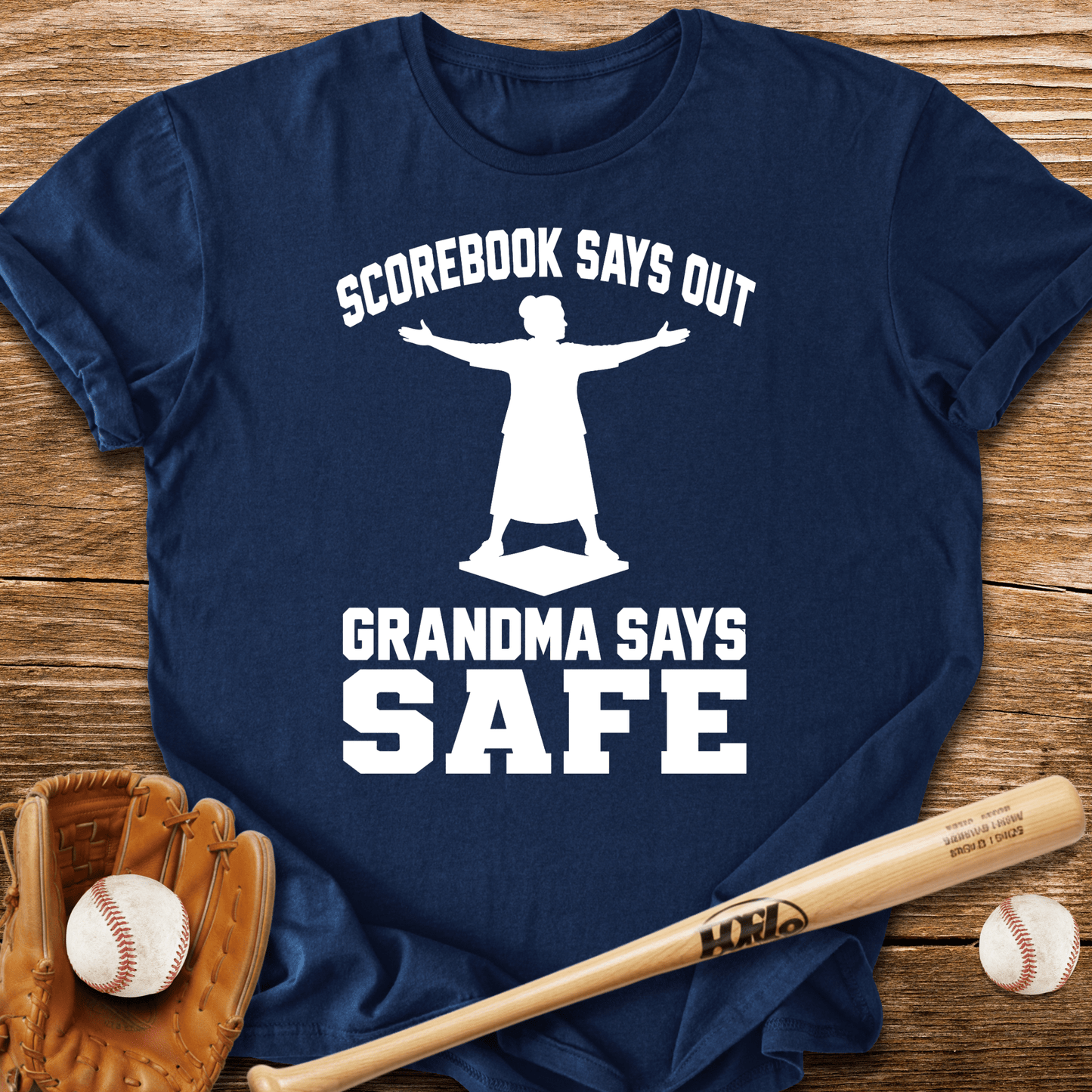 Grandma Overrules The Ump T-Shirt - HomeRun PrintsT-Shirt