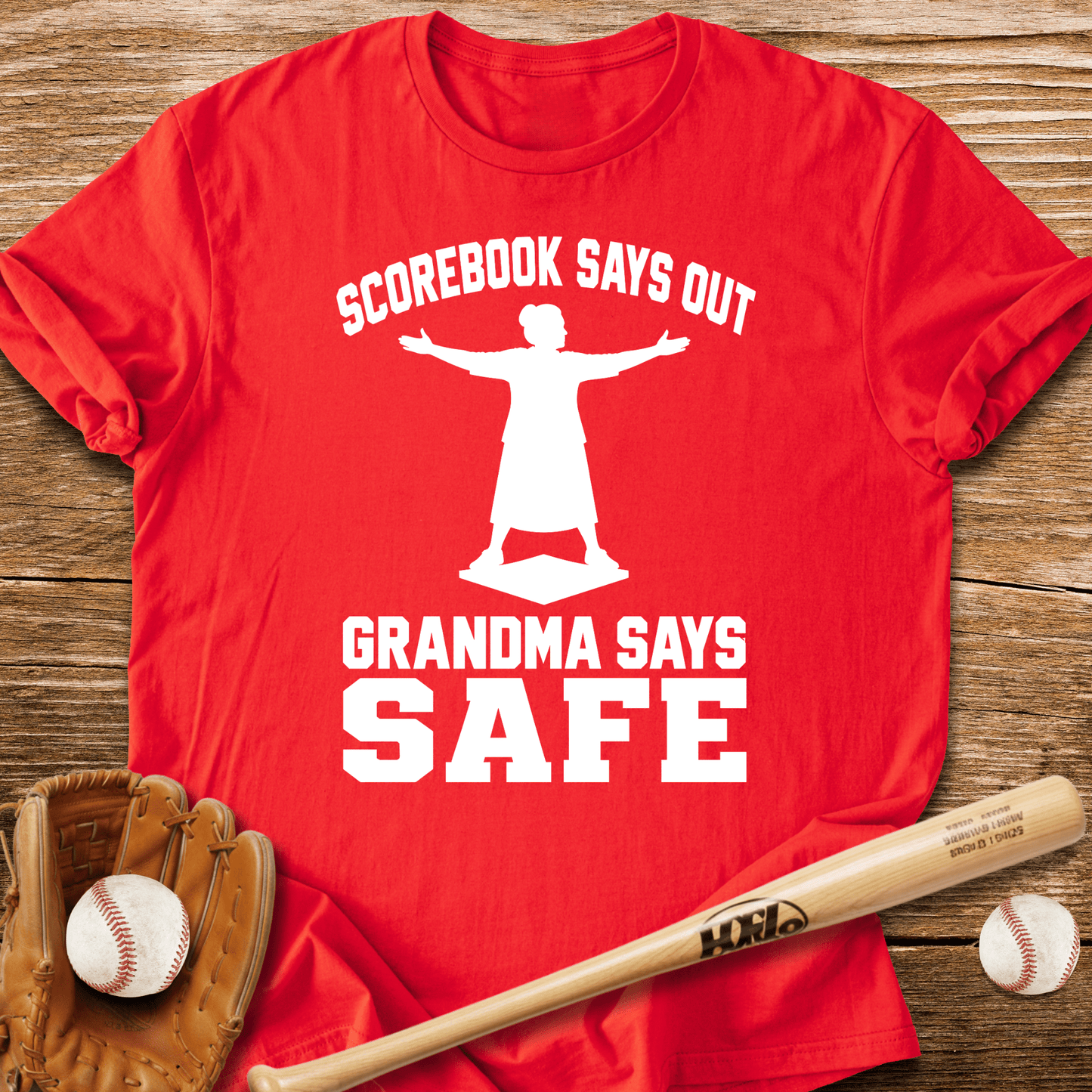 Grandma Overrules The Ump T-Shirt - HomeRun PrintsT-Shirt