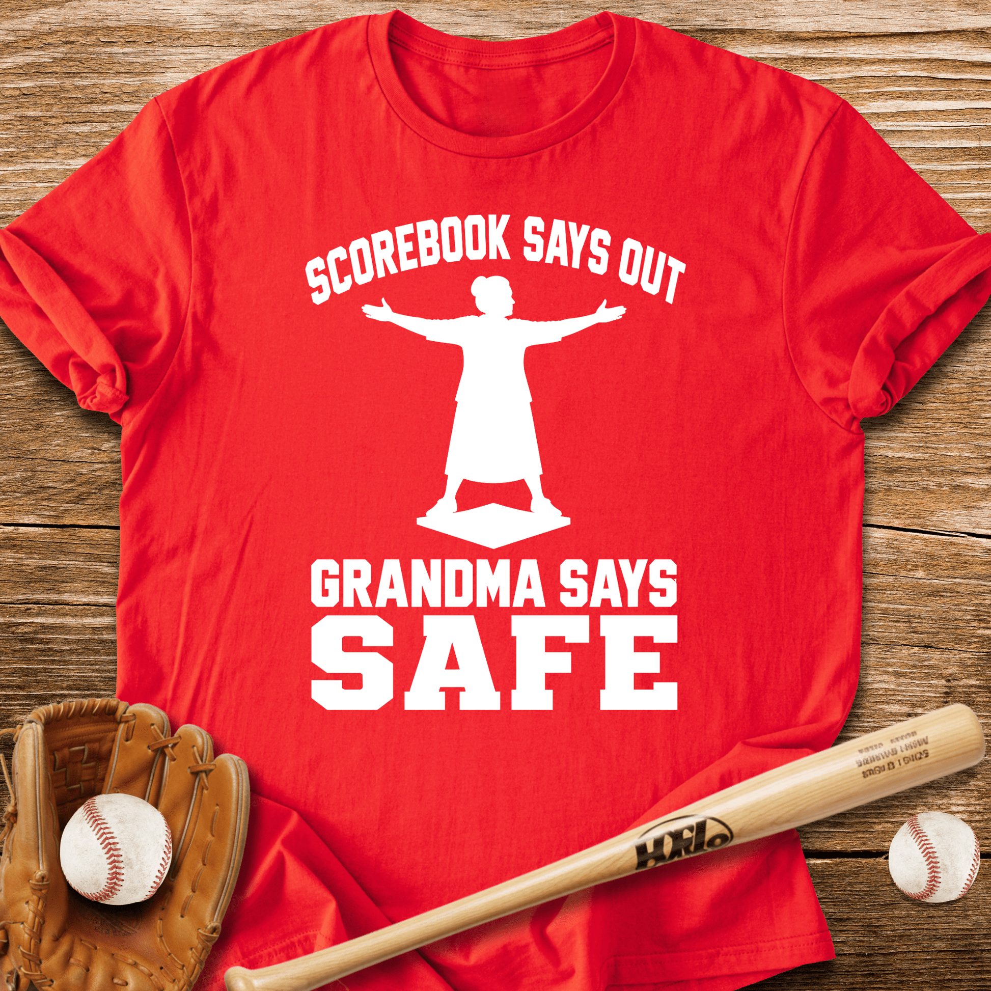 Grandma Overrules The Ump T-Shirt - HomeRun PrintsT-Shirt