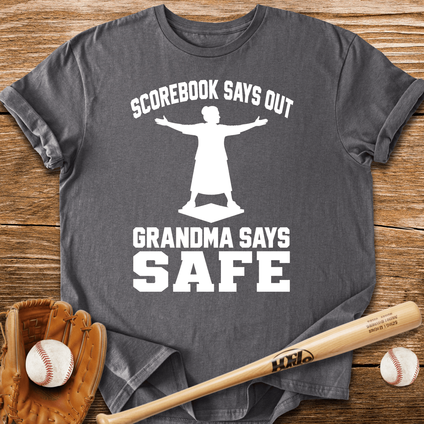 Grandma Overrules The Ump T-Shirt - HomeRun PrintsT-Shirt