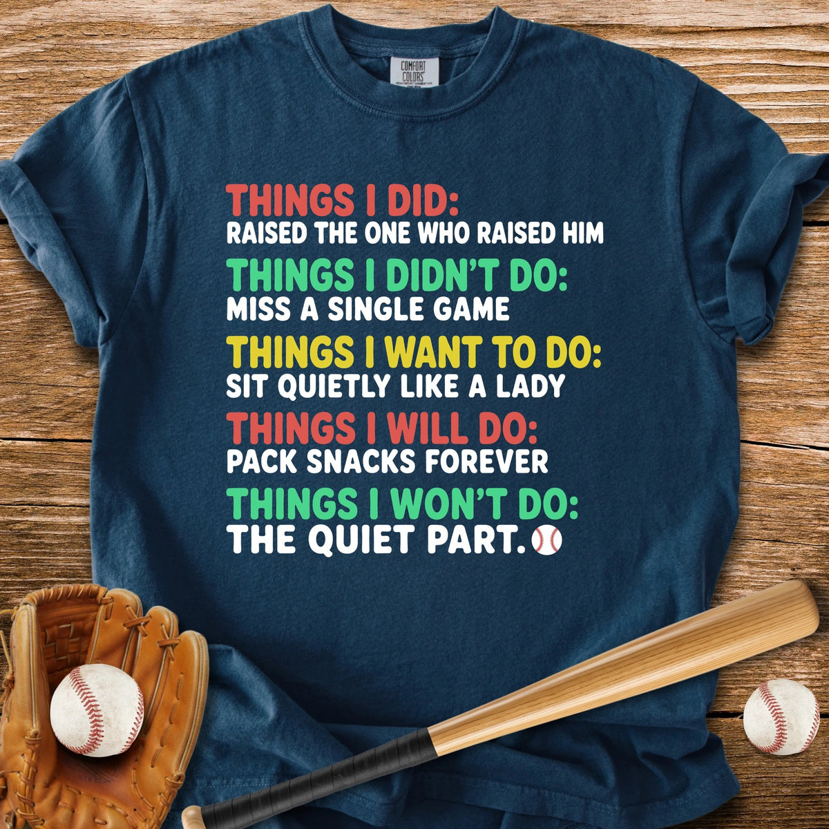 Grandma Won't Stay Quiet - HomeRun PrintsComfort Colors