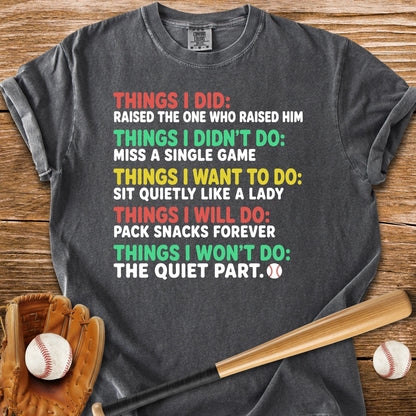 Grandma Won't Stay Quiet - HomeRun PrintsComfort Colors