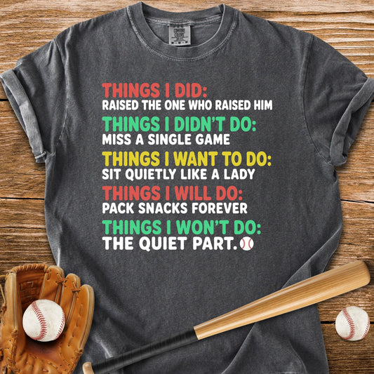 Grandma Won't Stay Quiet - HomeRun PrintsComfort Colors