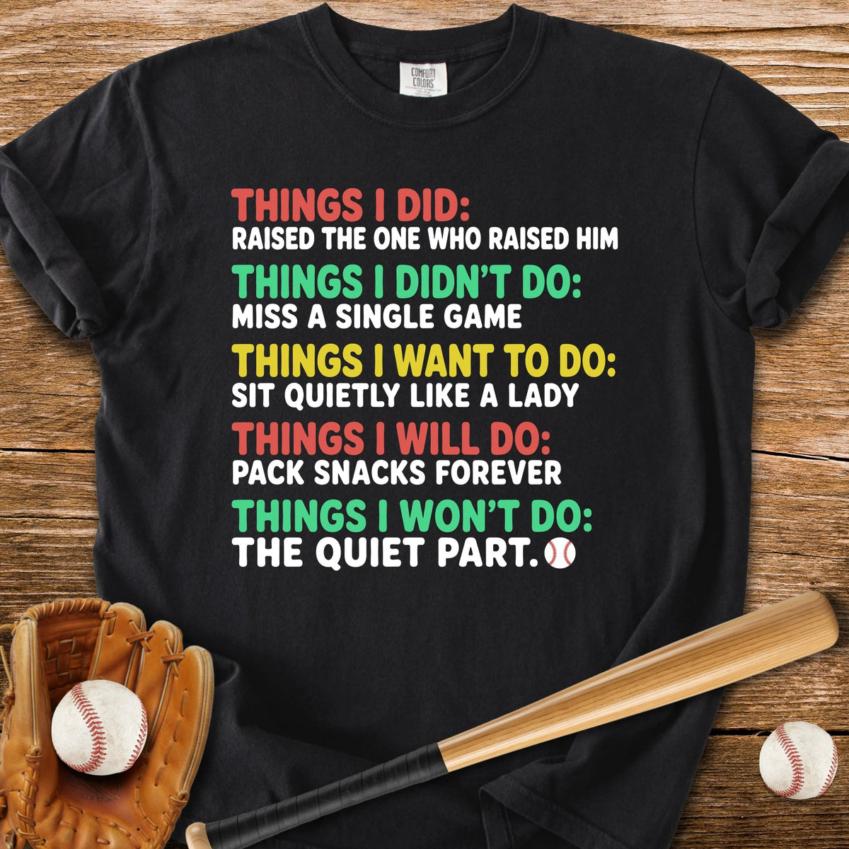 Grandma Won't Stay Quiet - HomeRun PrintsComfort Colors