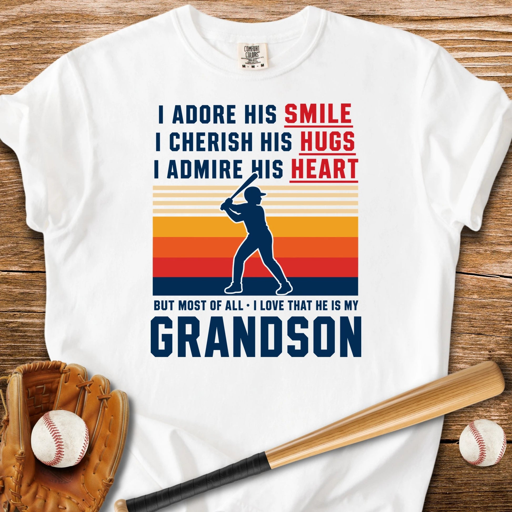 Grandma's Baseball Heart - HomeRun PrintsComfort Colors