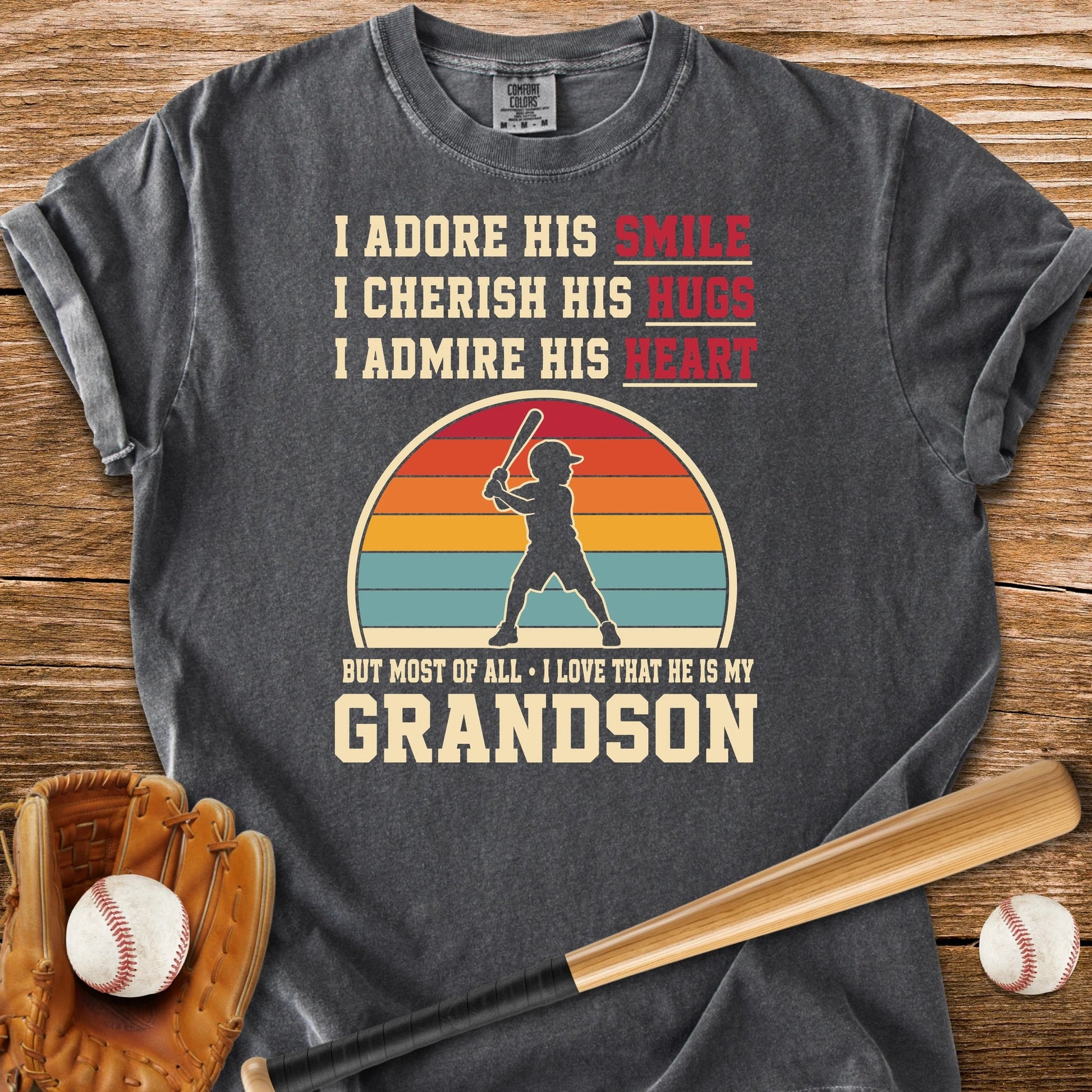 Grandma's Baseball Heart - HomeRun PrintsComfort Colors