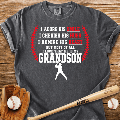 Grandma's Baseball Heart T-Shirt - HomeRun PrintsComfort Colors