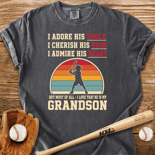 Grandma's Baseball Heart T-Shirt - HomeRun PrintsComfort Colors