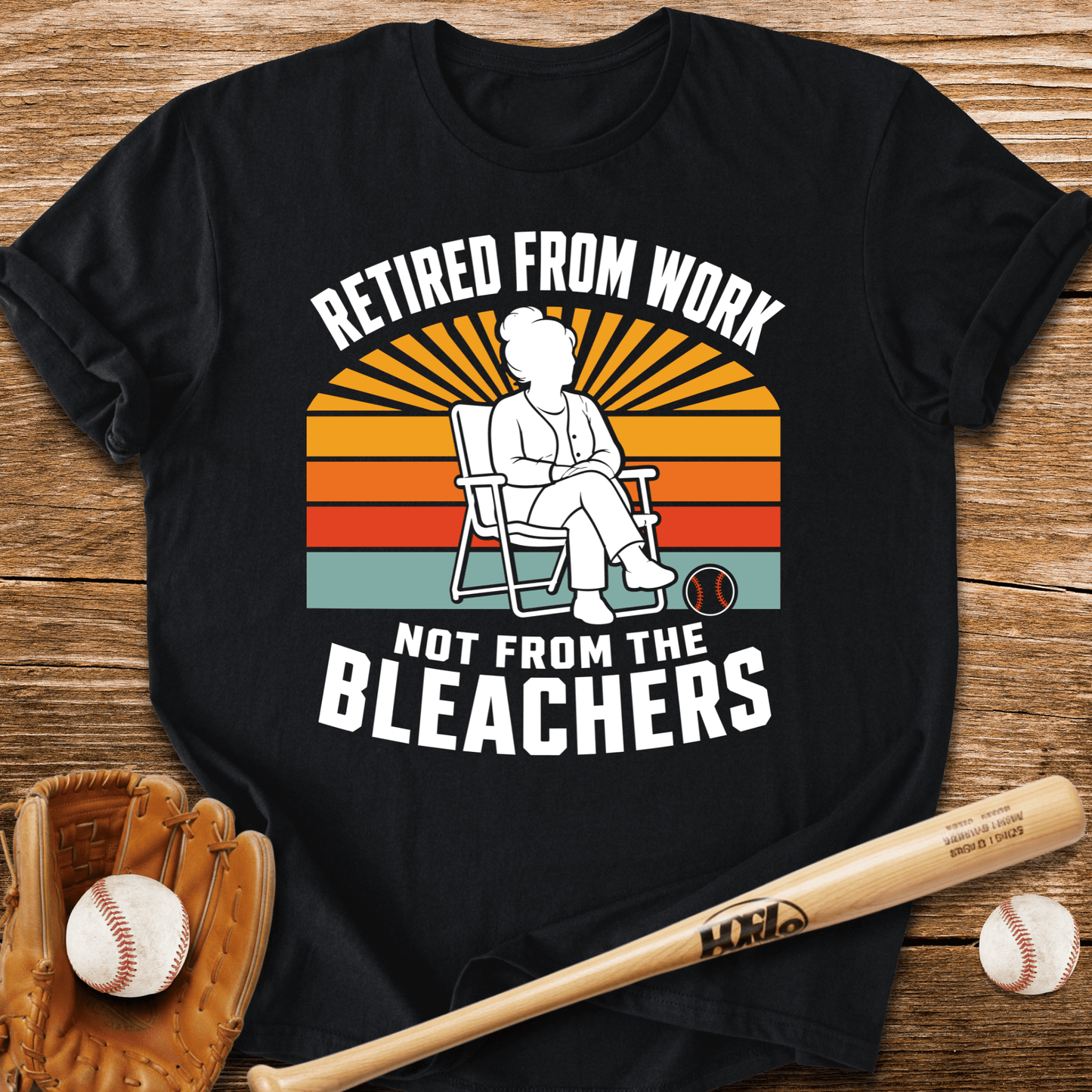 Grandma's Bleacher Life T-Shirt - HomeRun PrintsT-Shirt