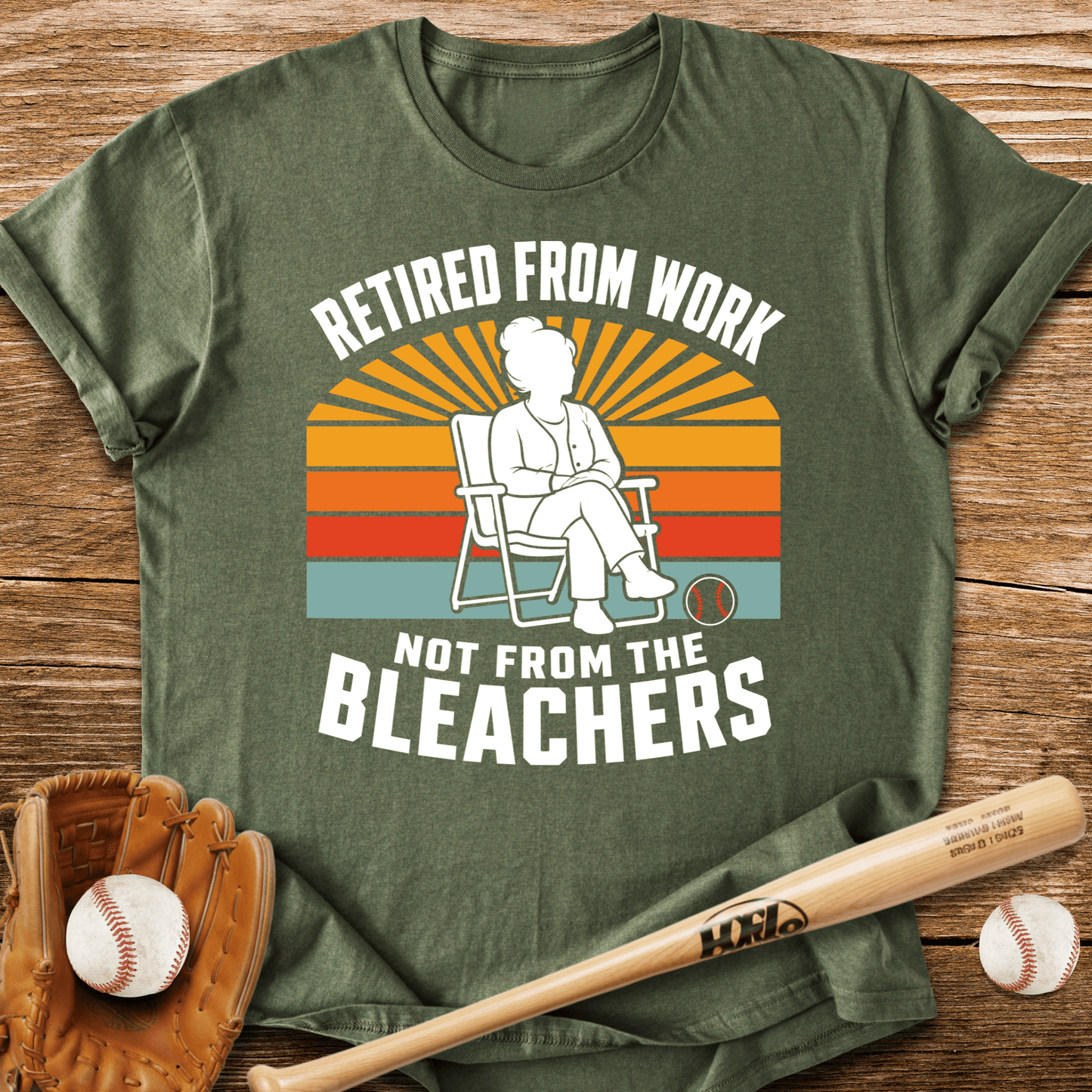Grandma's Bleacher Life T-Shirt - HomeRun PrintsT-Shirt