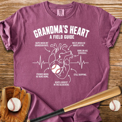 Grandma's Heart Field - HomeRun PrintsComfort Colors