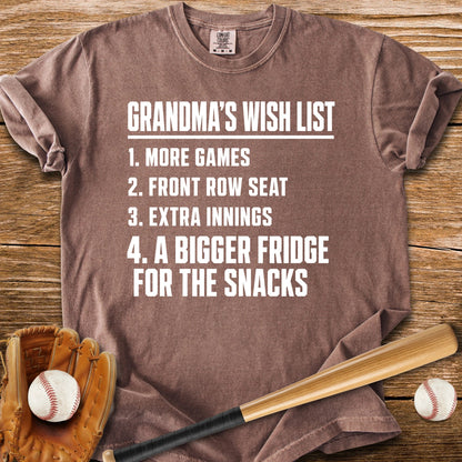 Grandma's Wish List - HomeRun PrintsComfort Colors