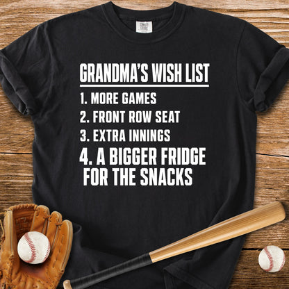 Grandma's Wish List - HomeRun PrintsComfort Colors