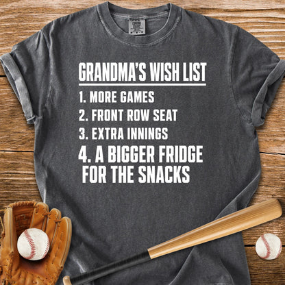 Grandma's Wish List - HomeRun PrintsComfort Colors