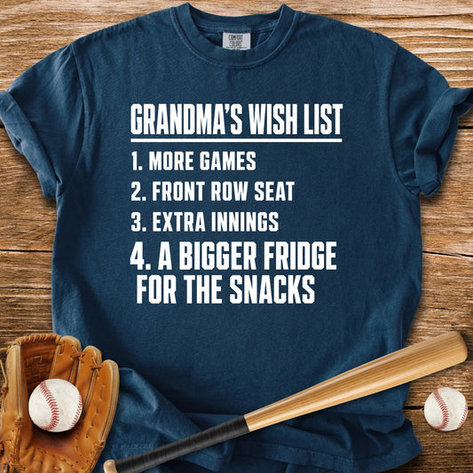 Grandma's Wish List - HomeRun PrintsComfort Colors
