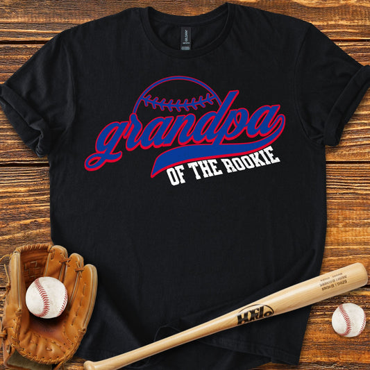 Grandpa Of The Rookie T-Shirt - HomeRun PrintsT-Shirt