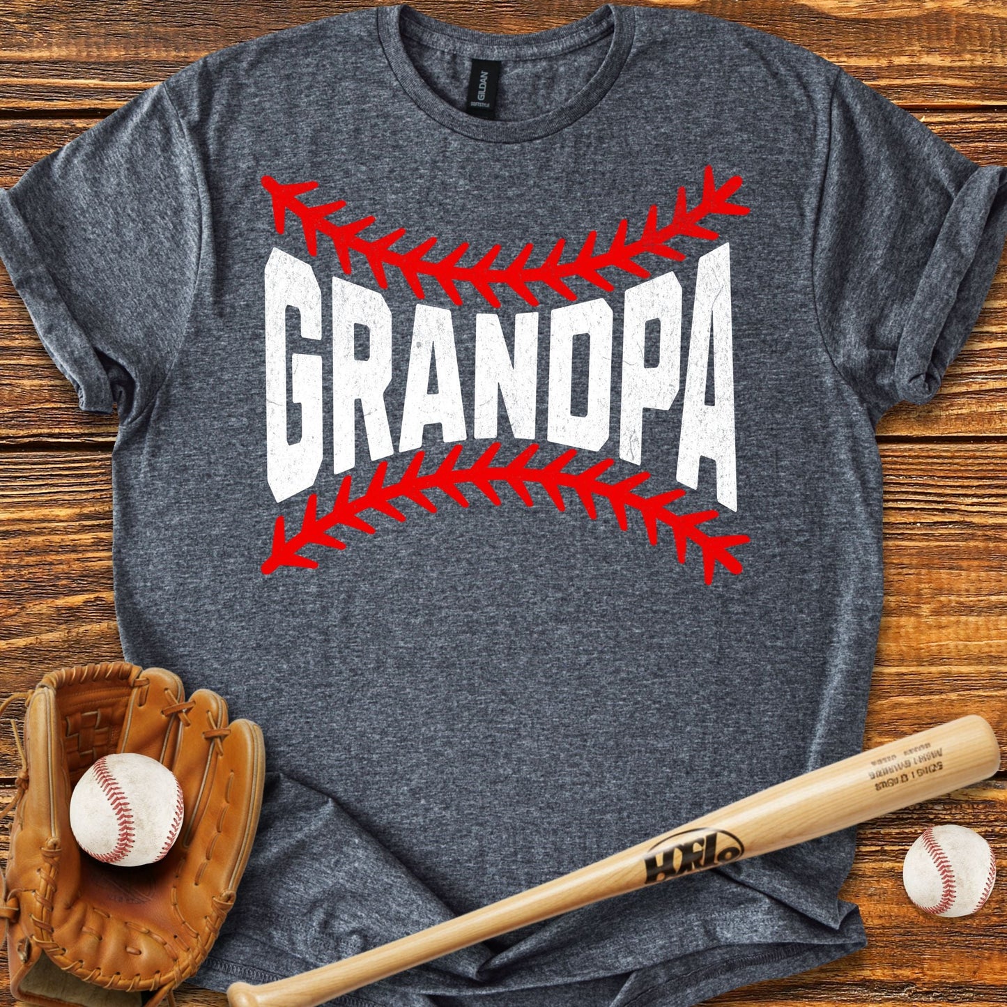 Grandpa Stitches T-Shirt - HomeRun PrintsT-Shirt