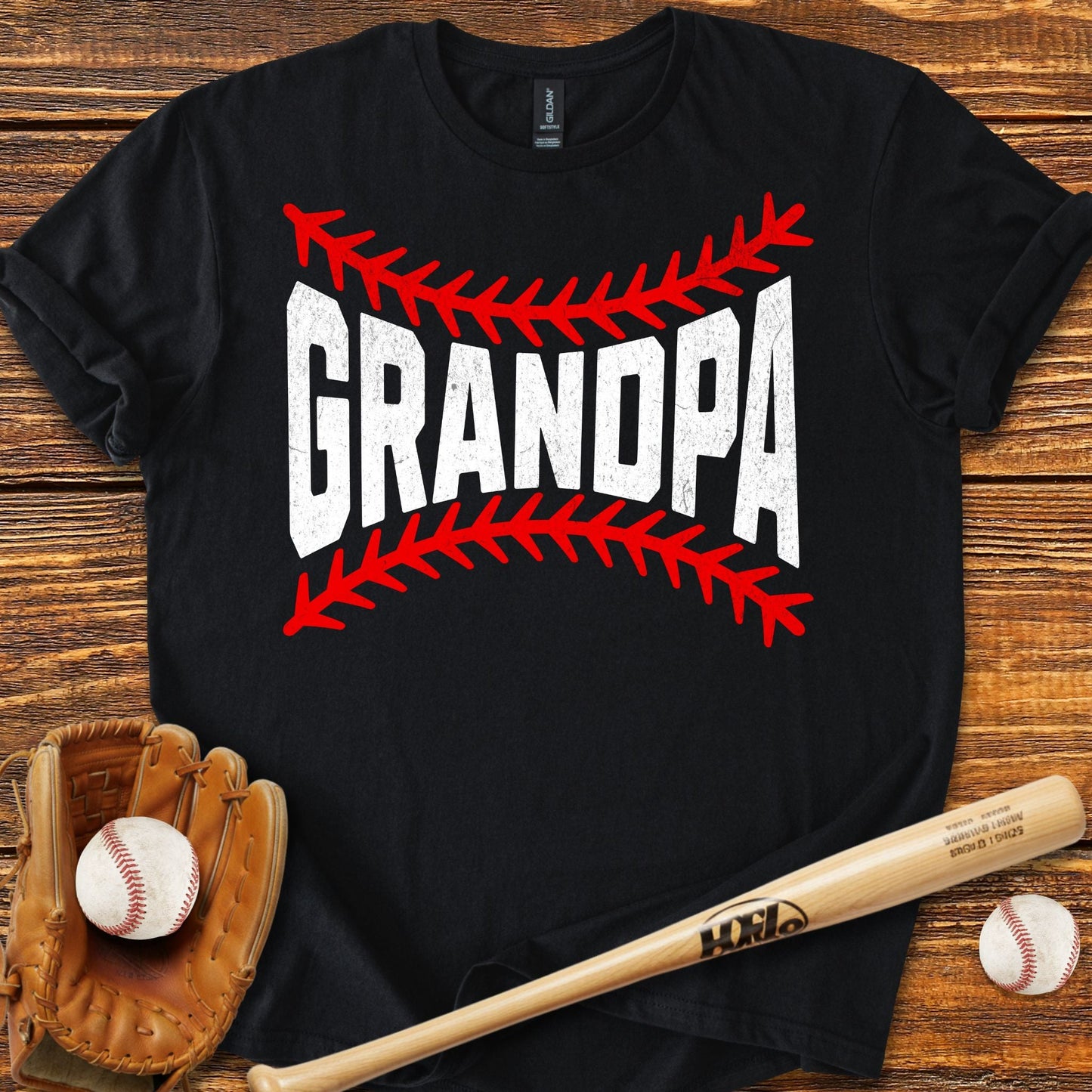 Grandpa Stitches T-Shirt - HomeRun PrintsT-Shirt