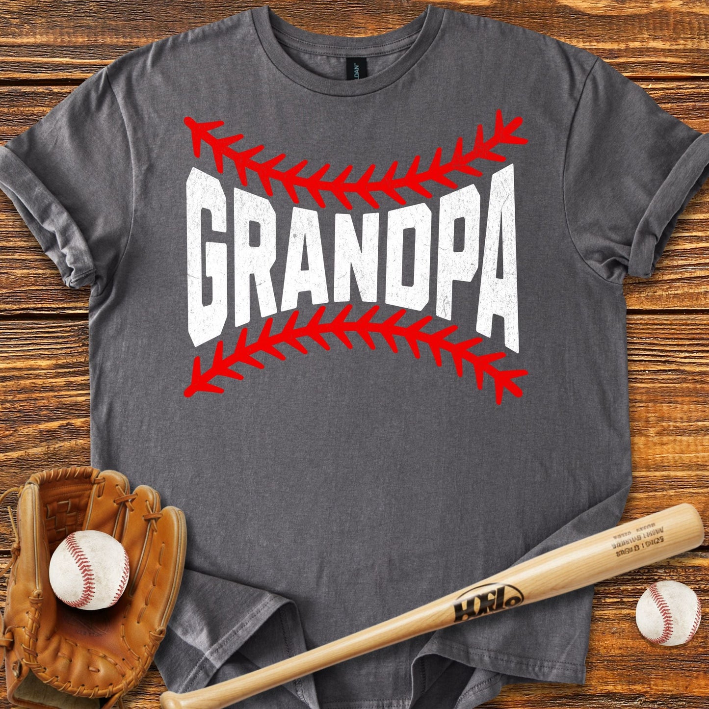 Grandpa Stitches T-Shirt - HomeRun PrintsT-Shirt