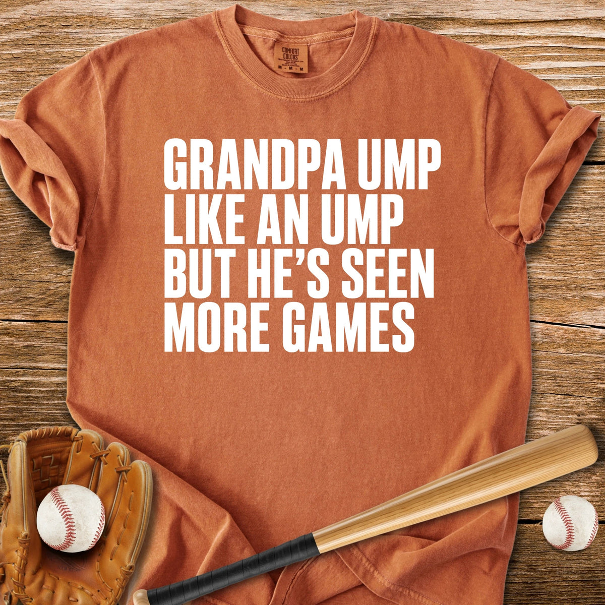 Grandpa Ump - HomeRun PrintsComfort Colors