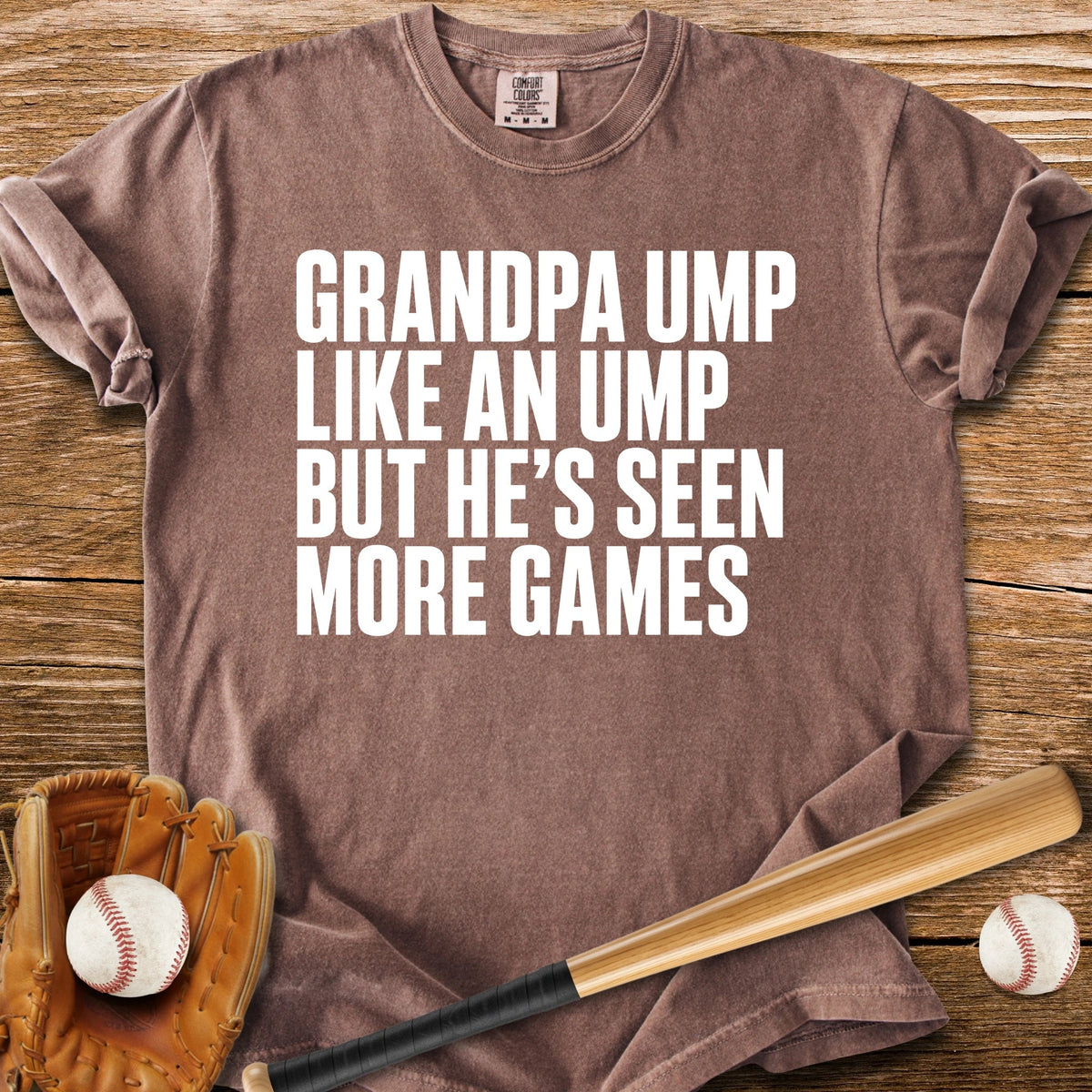 Grandpa Ump - HomeRun PrintsComfort Colors