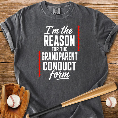 Grandparent Conduct Form - HomeRun PrintsComfort Colors