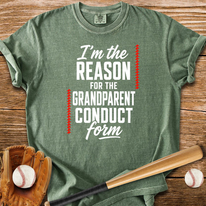 Grandparent Conduct Form - HomeRun PrintsComfort Colors