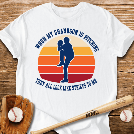 Grandparent Sees Only Strikes T-Shirt - HomeRun PrintsT-Shirt