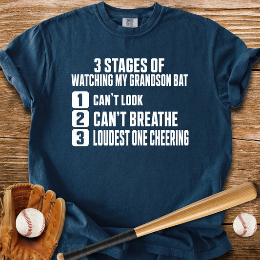 Grandson Bats Grandma Panics - HomeRun PrintsComfort Colors