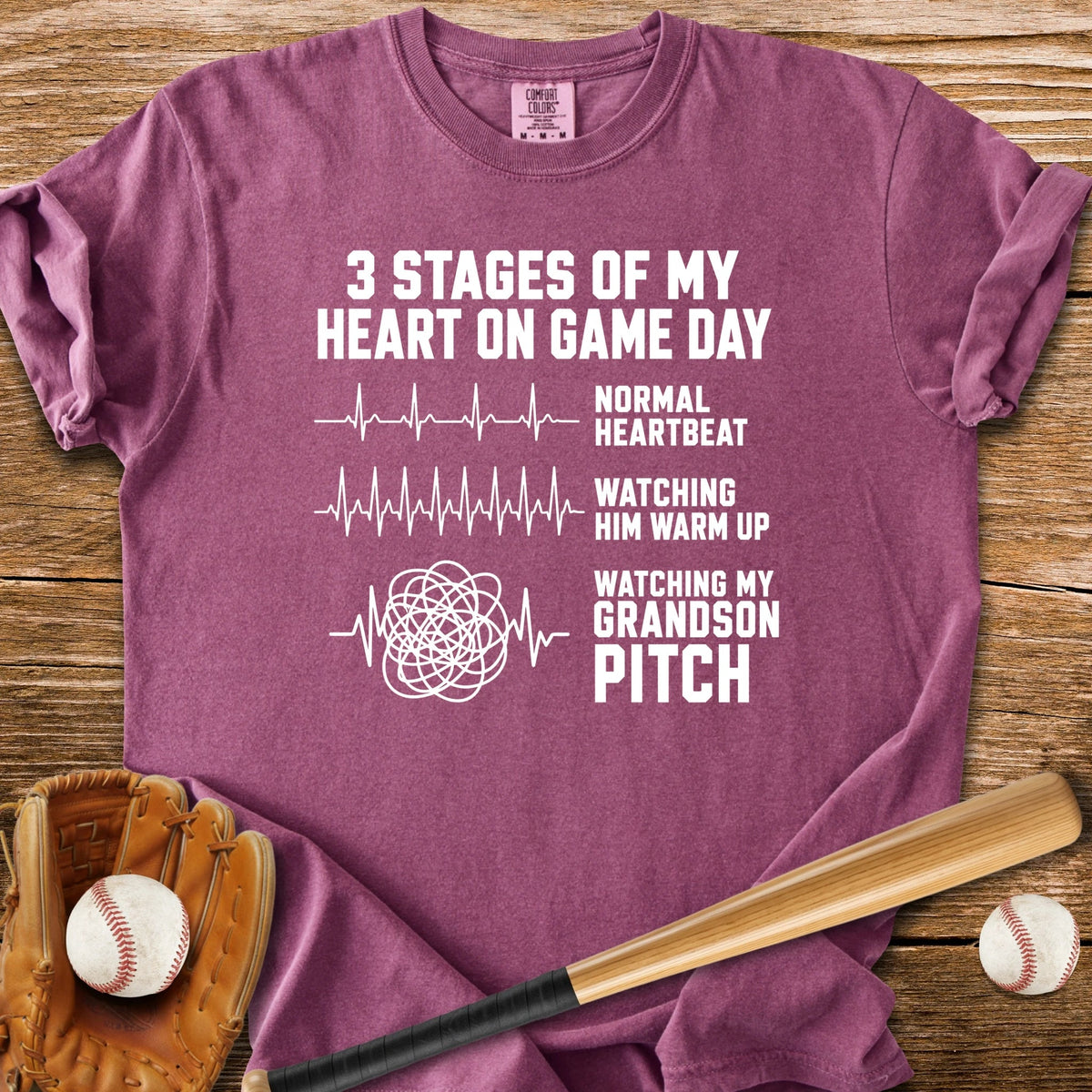 Grandson Pitch - HomeRun PrintsComfort Colors