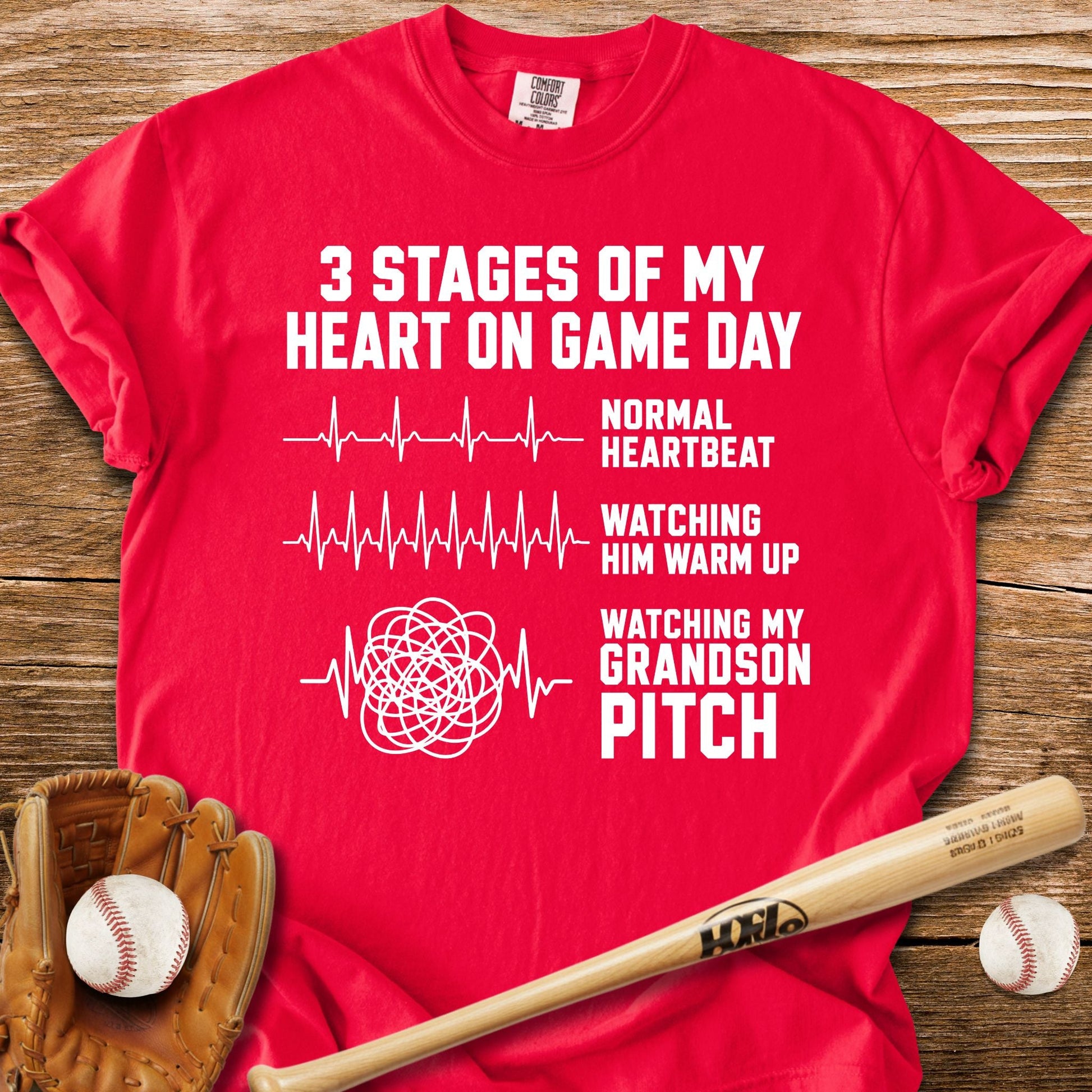 Grandson Pitch T-Shirt - HomeRun PrintsComfort Colors