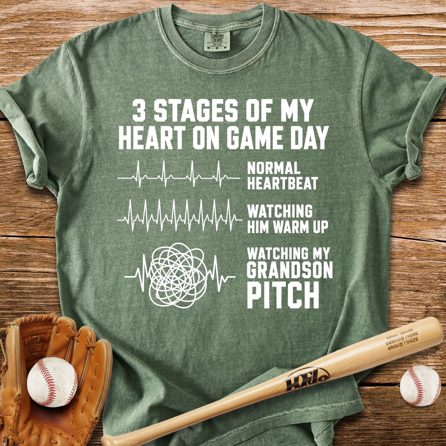 Grandson Pitch T-Shirt - HomeRun PrintsComfort Colors