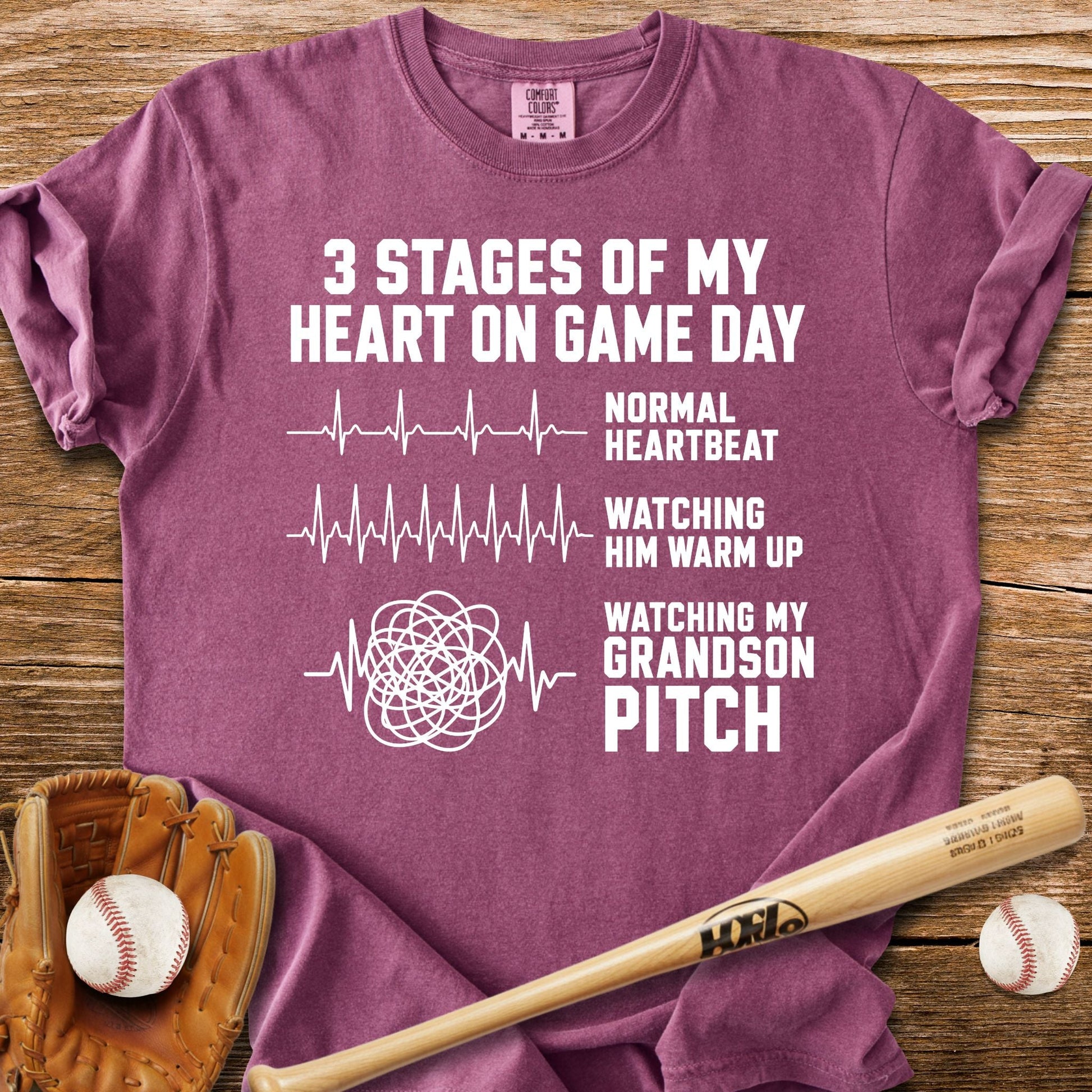 Grandson Pitch T-Shirt - HomeRun PrintsComfort Colors