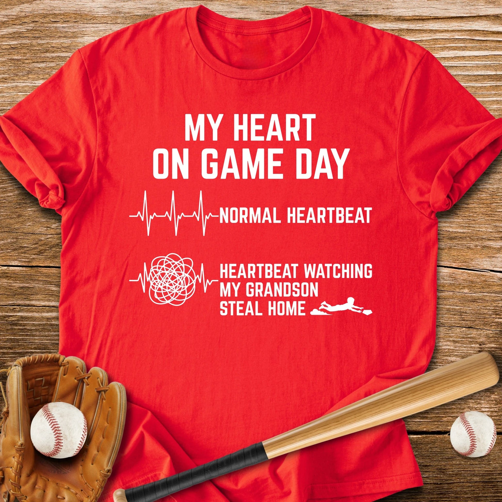 Grandson Steal Home - HomeRun PrintsT-Shirt