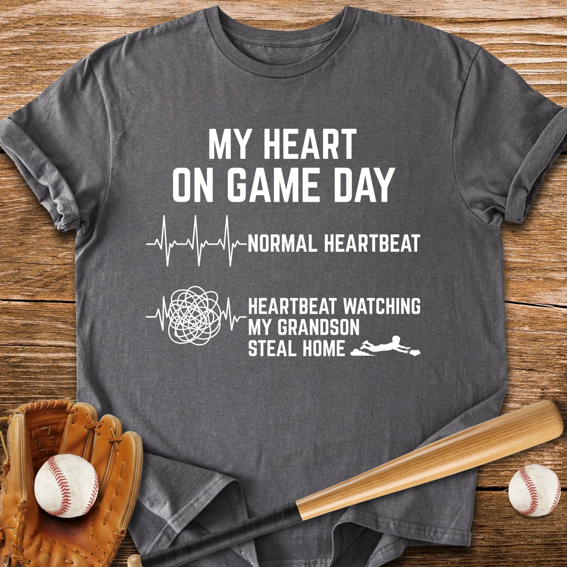 Grandson Steal Home - HomeRun PrintsT-Shirt