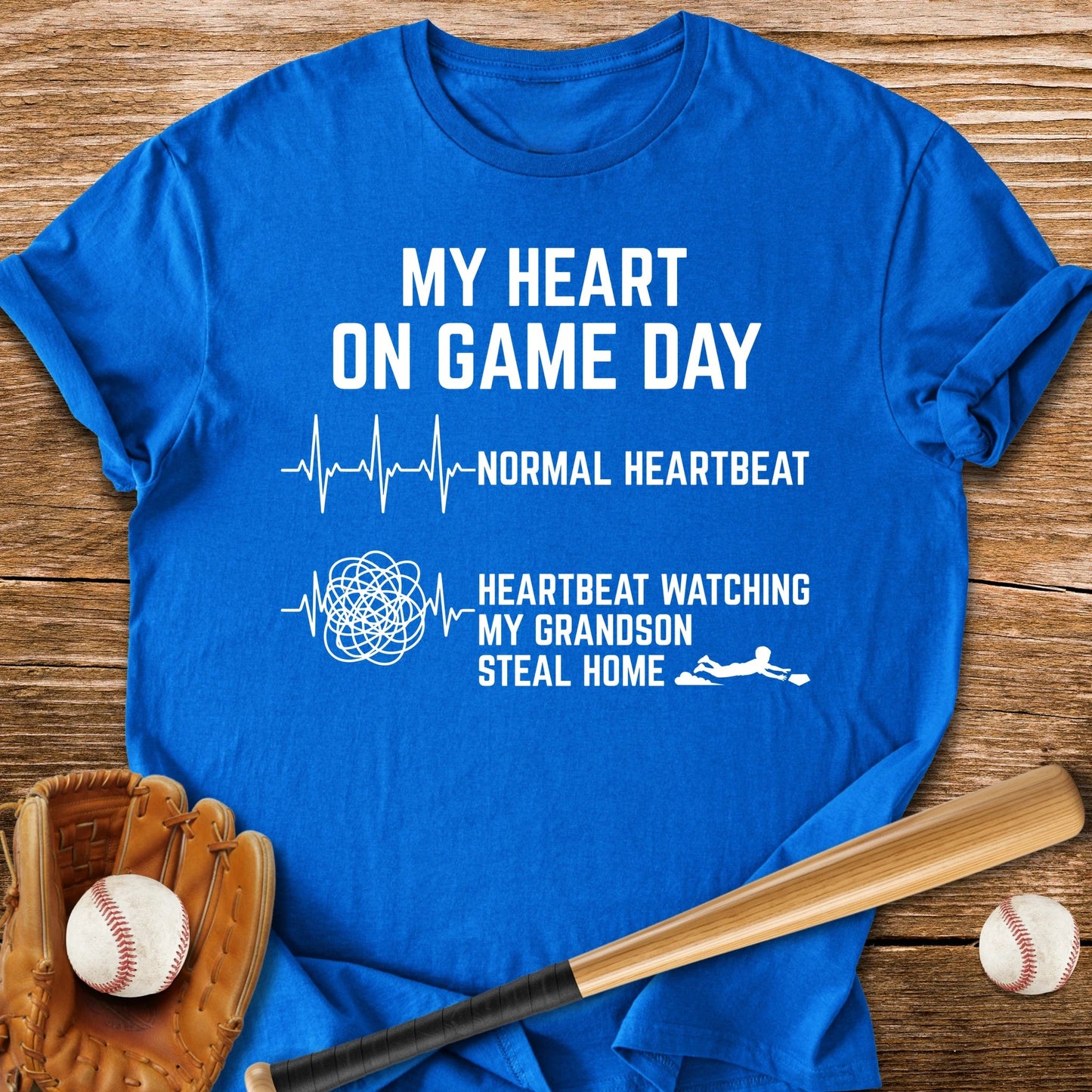 Grandson Steal Home - HomeRun PrintsT-Shirt