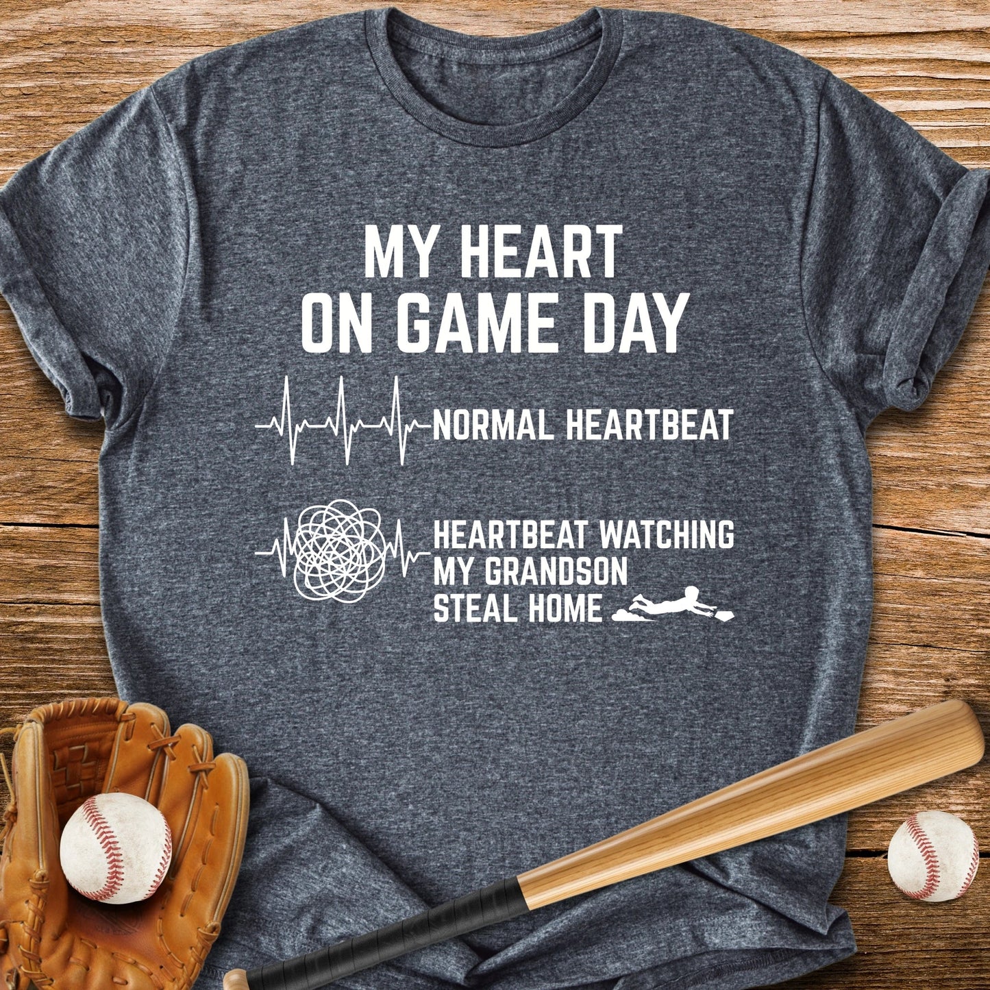 Grandson Steal Home - HomeRun PrintsT-Shirt