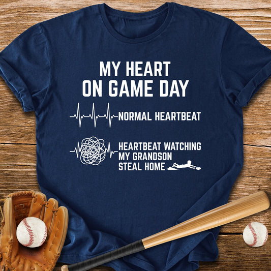 Grandson Steal Home - HomeRun PrintsT-Shirt