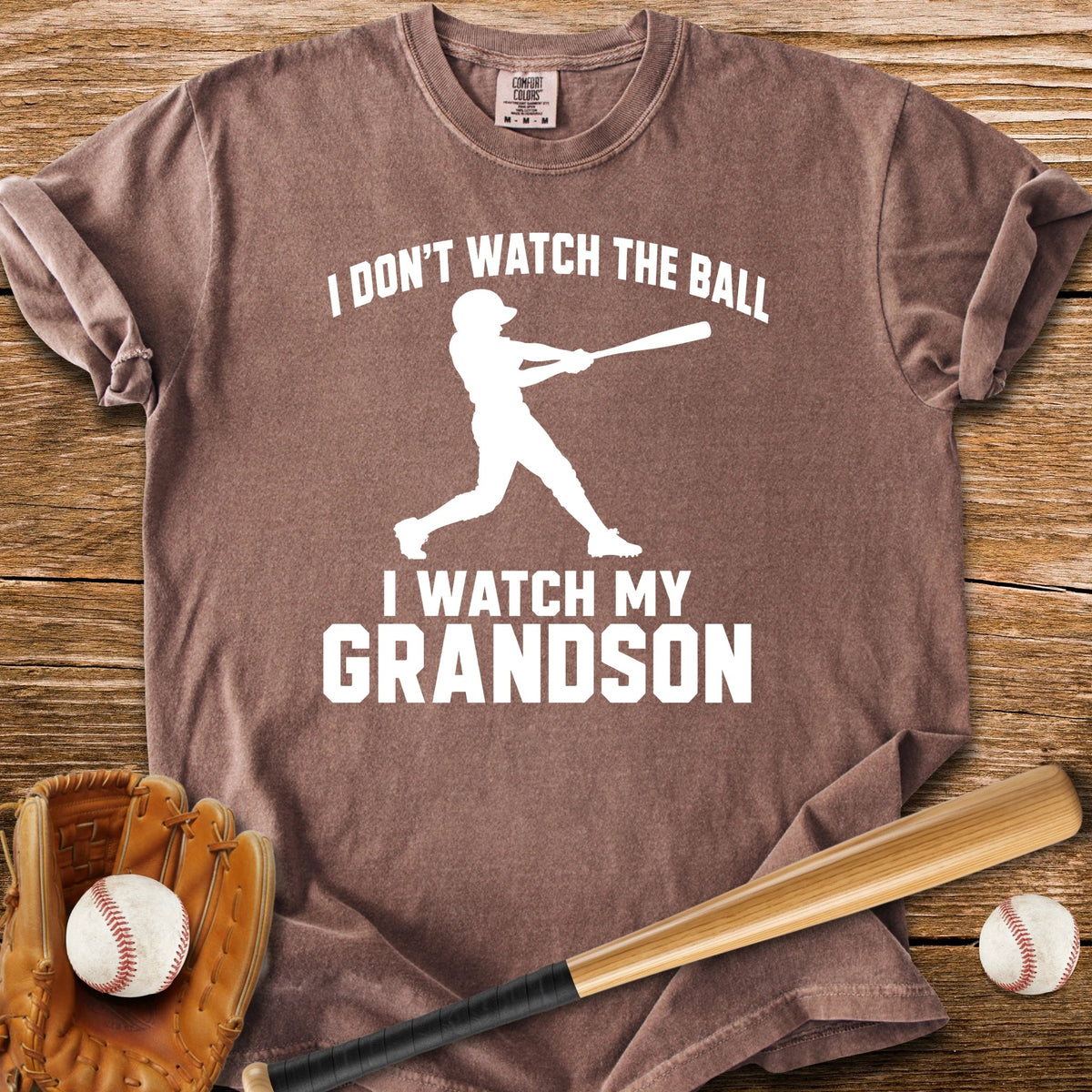 Grandson Steals My Eyes - HomeRun PrintsComfort Colors