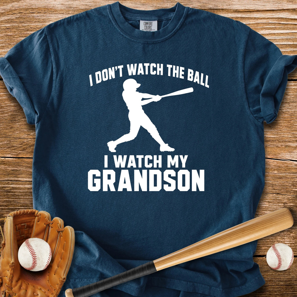 Grandson Steals My Eyes - HomeRun PrintsComfort Colors