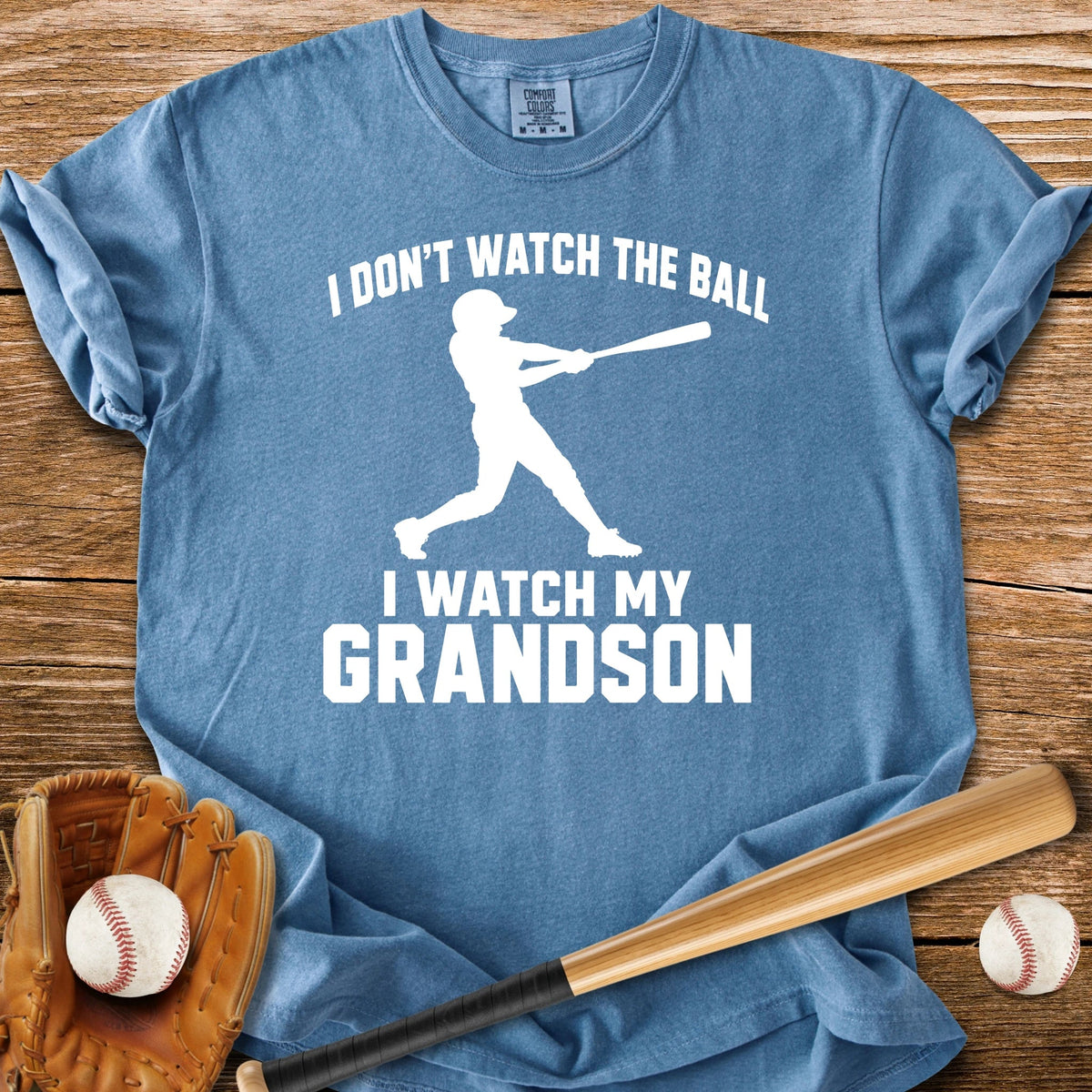 Grandson Steals My Eyes - HomeRun PrintsComfort Colors