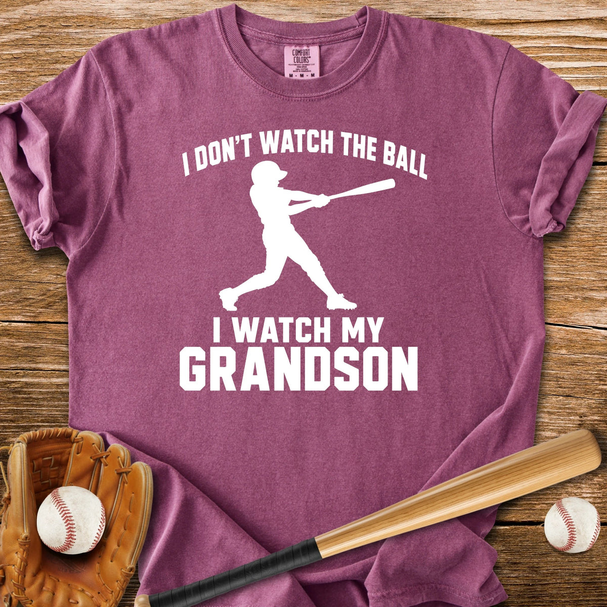 Grandson Steals My Eyes - HomeRun PrintsComfort Colors