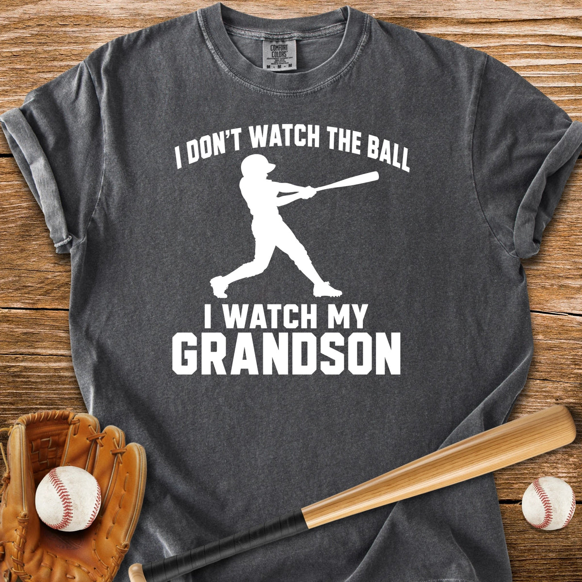 Grandson Steals My Eyes - HomeRun PrintsComfort Colors
