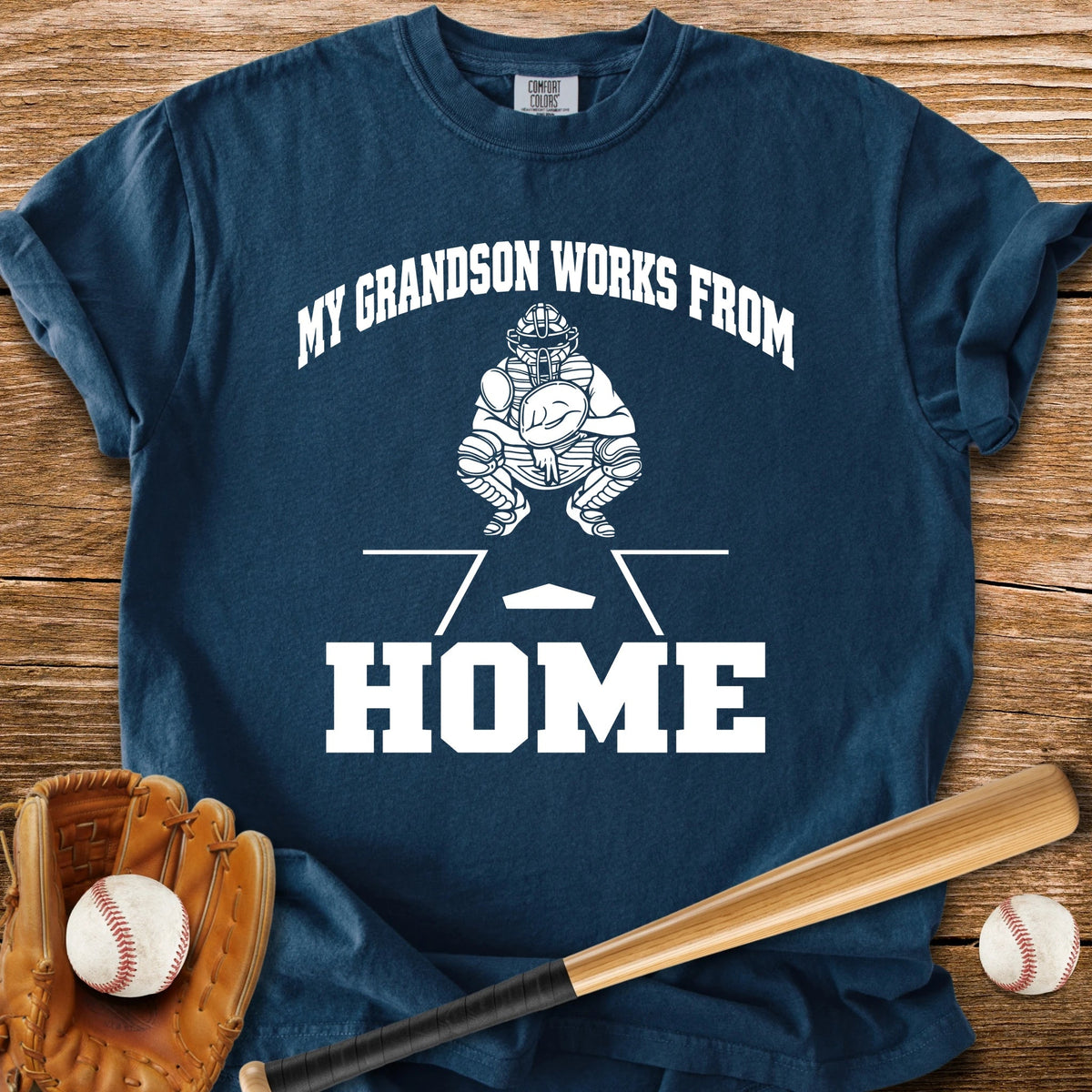 Grandson Works Home - HomeRun PrintsComfort Colors