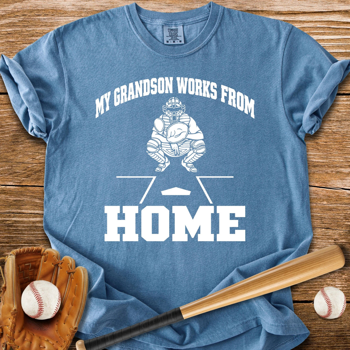 Grandson Works Home - HomeRun PrintsComfort Colors