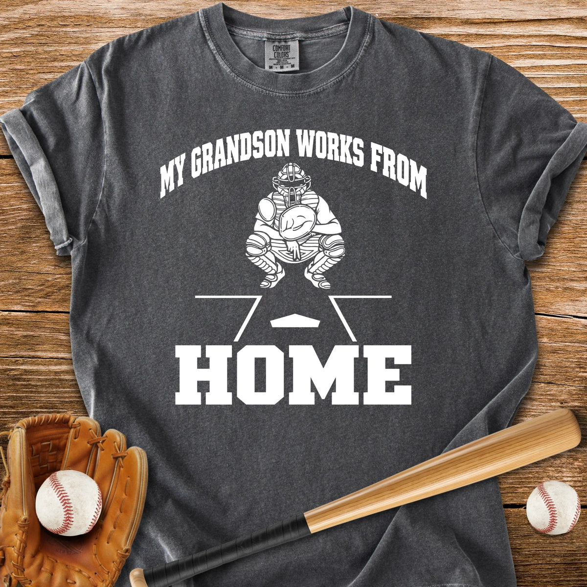 Grandson Works Home - HomeRun PrintsComfort Colors