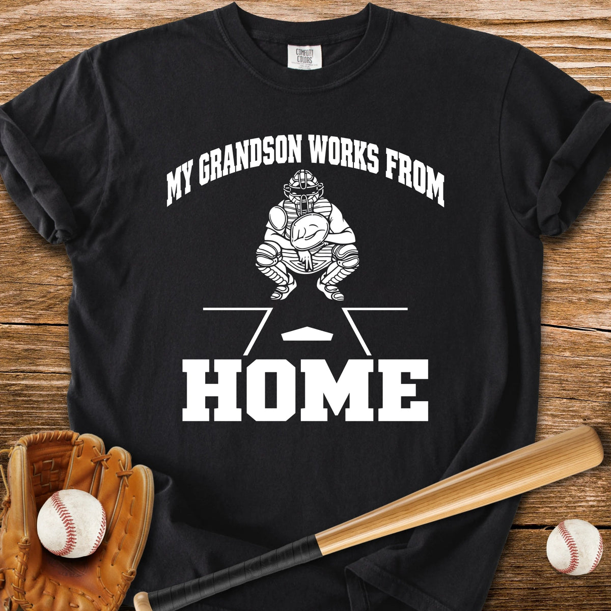 Grandson Works Home - HomeRun PrintsComfort Colors