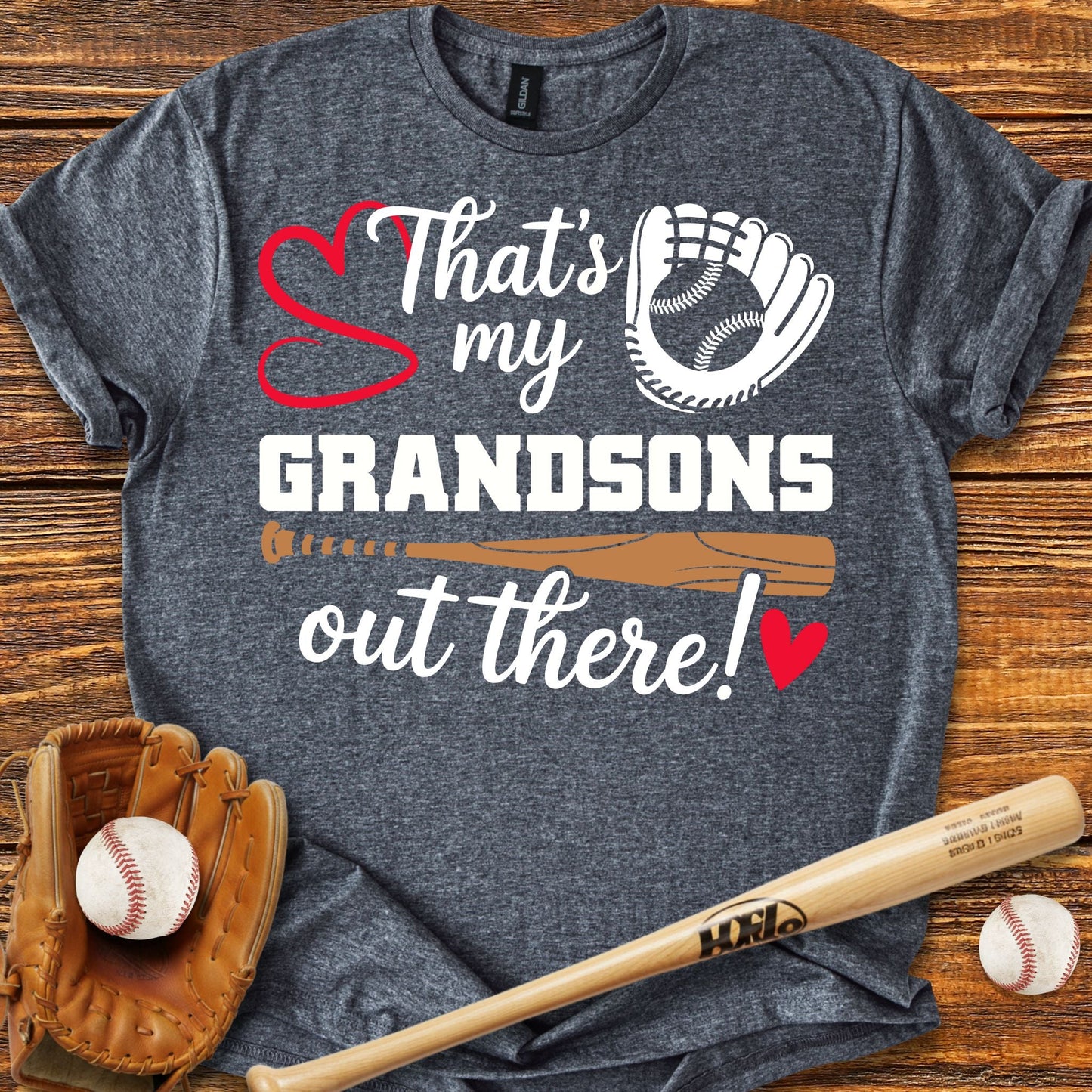 Grandsons Out There T-Shirt - HomeRun PrintsT-Shirt
