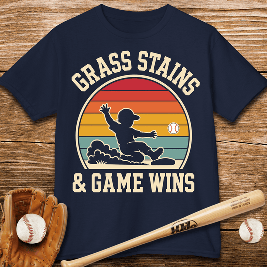 Grass Stains & Game Wins Kids T-shirt - HomeRun PrintsKids clothes
