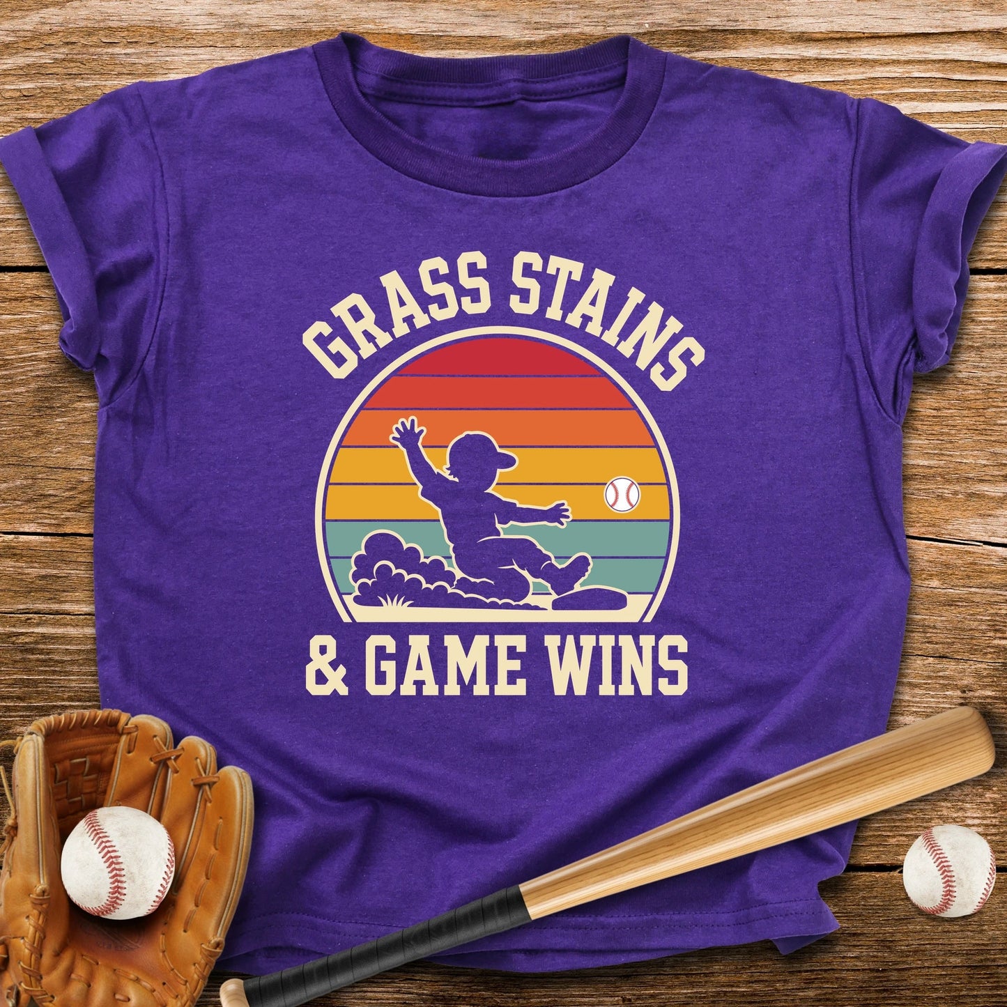 Grass Stains & Game Wins Youth Tee - HomeRun PrintsKids clothes